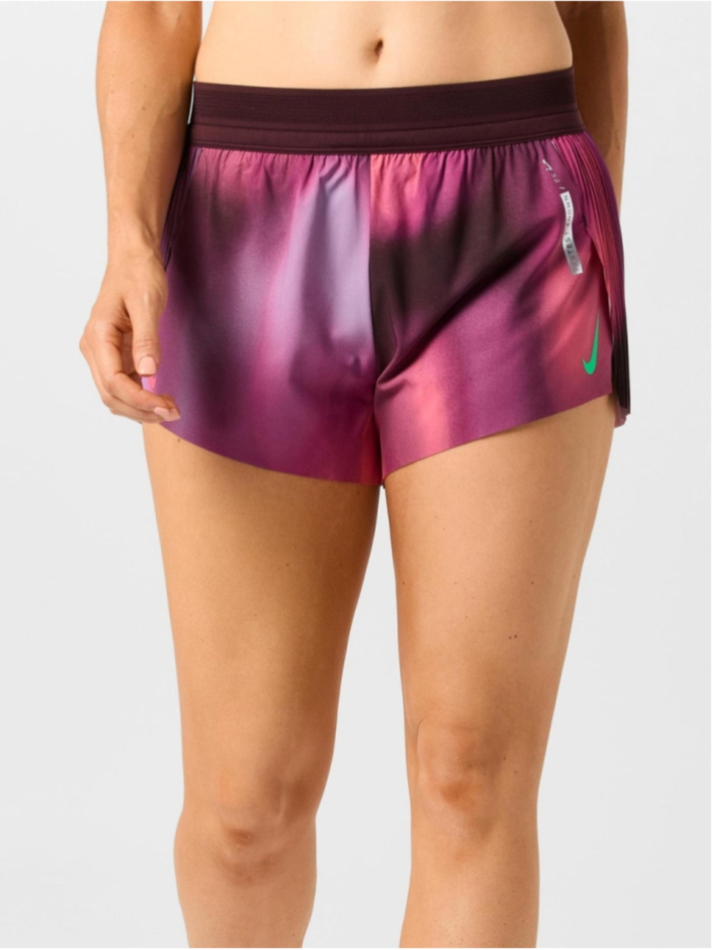Nike Aero Swift Mid Rise Running Shorts Faith Kipyegon IF1629-532 Women’s Large